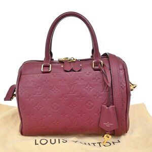 LOUIS VUITTON Speedy Bandouliere 25 Hand Bag Monogram Empreinte M40764 620RF498